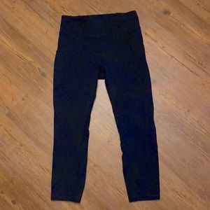 Navy Blue Lululemon Invigorate 25” legging